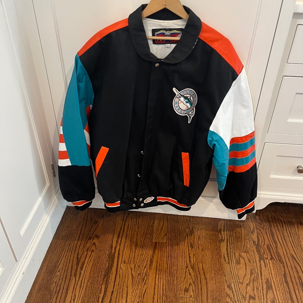 Authentic MLB Florida Marlins pre-owned jacket